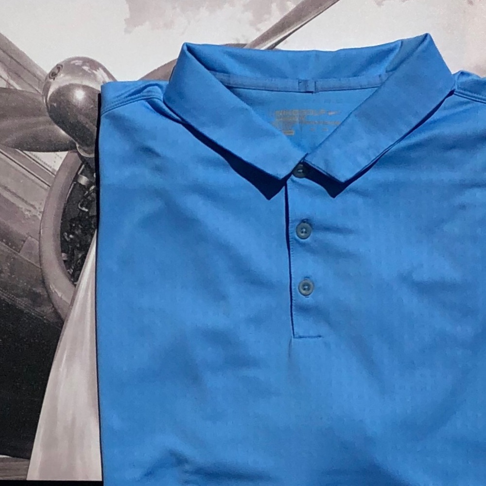 💼 Nike Blue Golf Shirt Sz XXL
